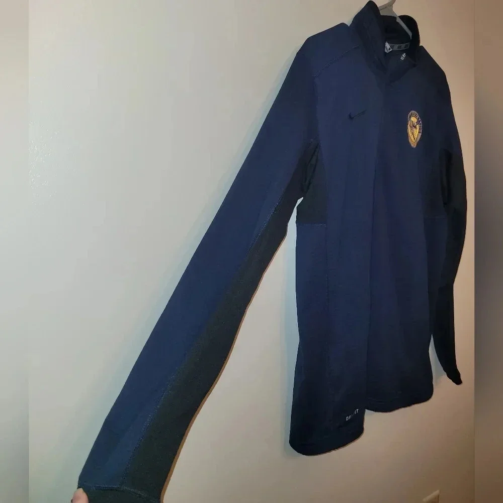Nike Dri-Fit Long Sleeve Pull-Over Shirt. East Grand Rapids Lacrosse Embroidery